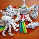 Peluches � Colorier